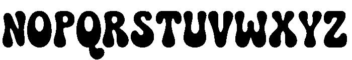 Chunky Bounce Font LOWERCASE