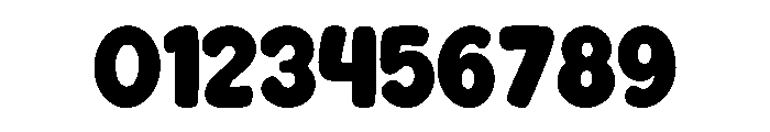 Chunky Bouncy Regular Font OTHER CHARS