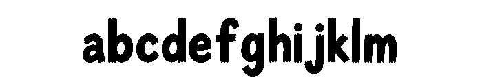 Chunky Brush FONT