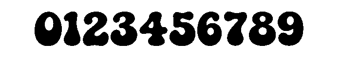 Chunky Bubble Font OTHER CHARS