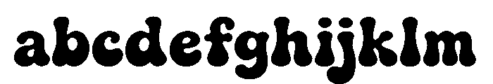 Chunky Bubble FONT
