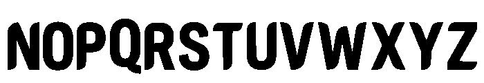 Chunky Buddy Regular Font UPPERCASE