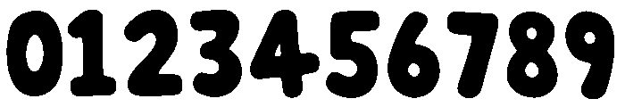 Chunky Chaos Script Font OTHER CHARS