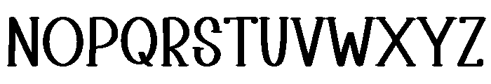 Chunky Children Font UPPERCASE