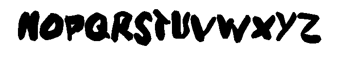 Chunky Chips By Squeeb  Regular Font LOWERCASE