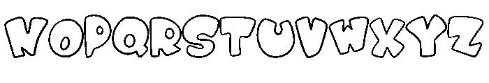 Chunky Comic By Squeeb  Regular Font LOWERCASE
