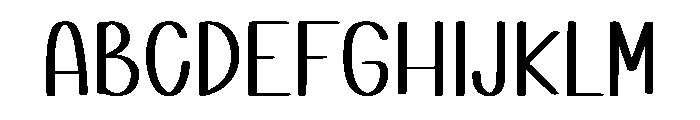 Chunky Cupid Font UPPERCASE