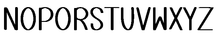 Chunky Cupid Font UPPERCASE