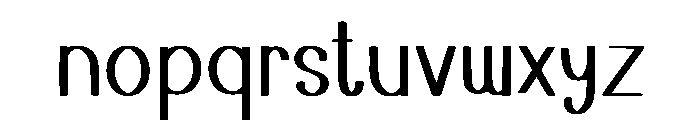 Chunky Cupid Font LOWERCASE