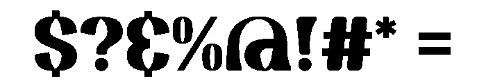 Chunky Dreams Font OTHER CHARS