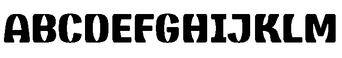 Chunky Dreams Font UPPERCASE