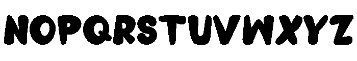Chunky Funcky Regular Font UPPERCASE