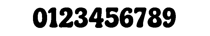 Chunky Glow Font OTHER CHARS