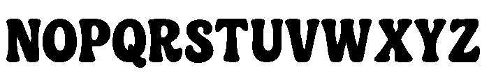 Chunky Glow Font UPPERCASE