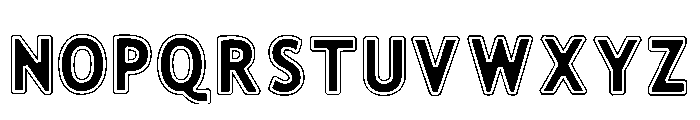 Chunky Grizzy Regular Font UPPERCASE