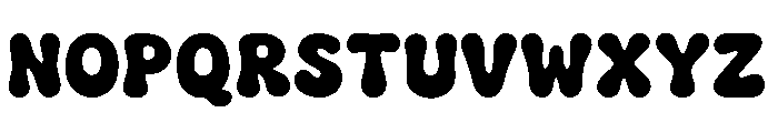 Chunky Groove Font UPPERCASE