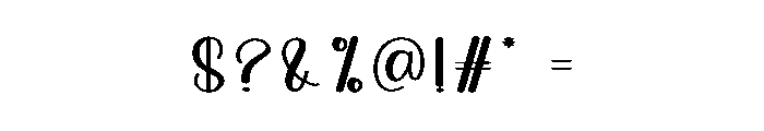 Chunky Handmade Font OTHER CHARS