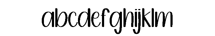 Chunky Handmade Font UPPERCASE