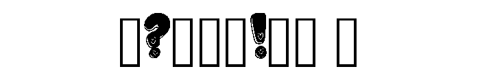 Chunky Heart Valentines Regular Font OTHER CHARS