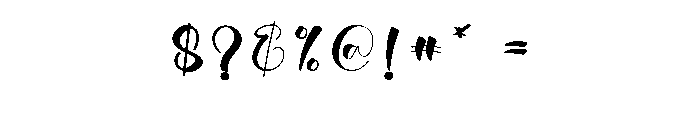Chunky Holiday Font OTHER CHARS