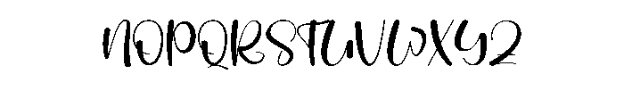 Chunky Holiday Font UPPERCASE