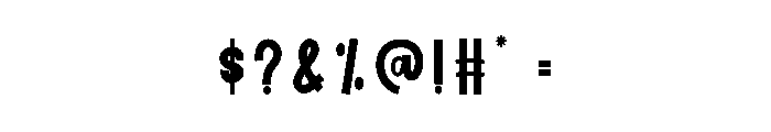 Chunky Husband Font OTHER CHARS