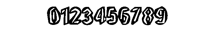 Chunky Jagged By Squeeb Regular Font OTHER CHARS