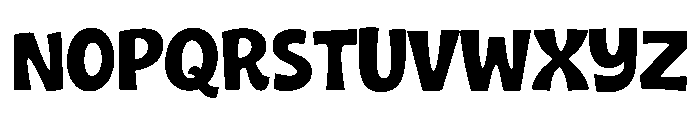 Chunky Joy Font UPPERCASE