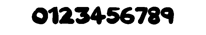 Chunky Kid Handwriting  Regular Font OTHER CHARS