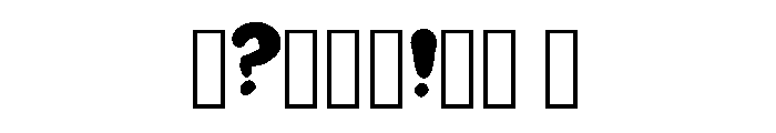 Chunky Kid Handwriting  Regular Font OTHER CHARS