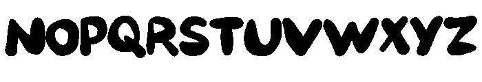 Chunky Kid Handwriting  Regular Font UPPERCASE