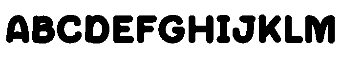 Chunky Kids Font UPPERCASE