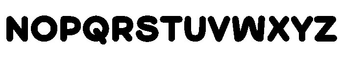 Chunky Kids Font UPPERCASE