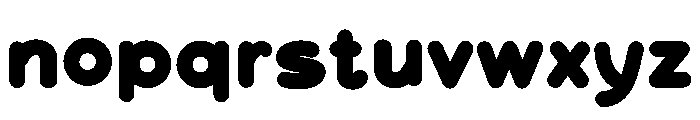 Chunky Kids Font LOWERCASE