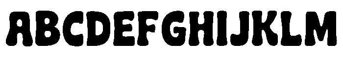 Chunky Kitchen Regular Font UPPERCASE