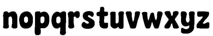 Chunky Kitchen Regular Font LOWERCASE