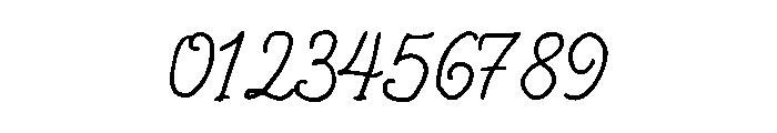 Chunky Kitchen Script Regular Font OTHER CHARS