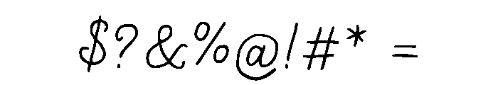 Chunky Kitchen Script Regular Font OTHER CHARS