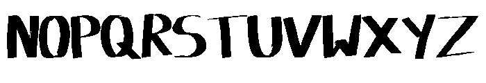 Chunky Marker By Squeeb Regular Font UPPERCASE