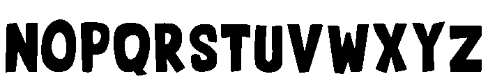 Chunky Mocha Regular Font LOWERCASE