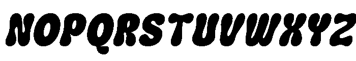 Chunky Moots Italic Font UPPERCASE