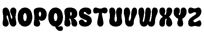 Chunky Moots Regular Font UPPERCASE