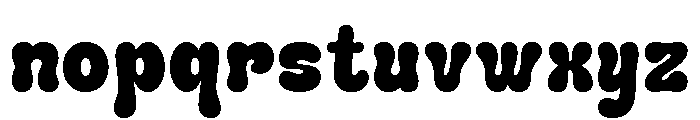 Chunky Moots Regular Font LOWERCASE