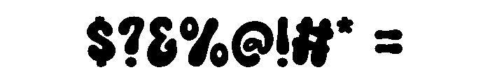 Chunky Nurse Regular Font OTHER CHARS