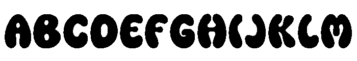 Chunky Nurse Regular Font UPPERCASE