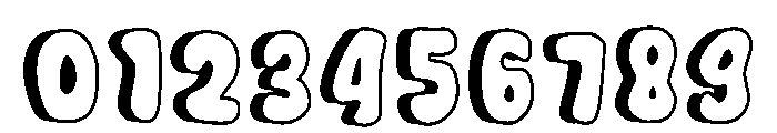 Chunky Outline Regular Font OTHER CHARS