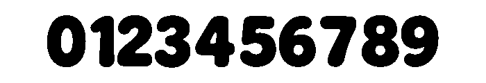 Chunky Plump Font OTHER CHARS