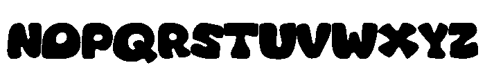 Chunky Pop Bounce Font UPPERCASE