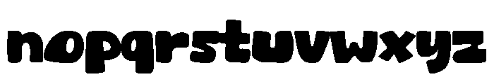 Chunky Pop Bounce Font LOWERCASE