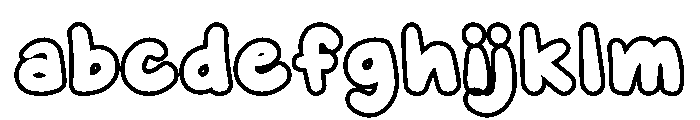 Chunky Pop Soda Outline FONT